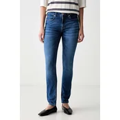 BOSS Jeans hlače C Jackie MR 10.0 50566946 Modra Slim Fit