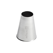 Straight pastry nozzle, stainless steel, 20 mm - de Buyer