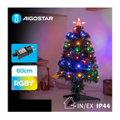 Aigostar - LED spoljašnja božicna jelka LED/3,6W/230V 60 cm IP44 višebojna