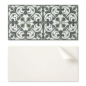 shumee Samolepilna PVC jedilniška plošča z grafiko 120x60 cm z rastlinskim vzorcem in ornamenti