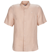 Timberland  Srajce s kratkimi rokavi SS Mill River Linen Shirt Slim  Rožnata