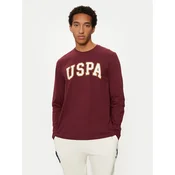 U.S. Polo Assn. Majica z dolgimi rokavi MUP2184 Rdeča Regular Fit