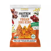 Popcrop beljakovinski čips z okusom BBQ rebrc, 60 g