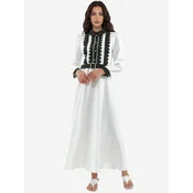 MSN Collection Obleka Maxi bela