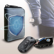 FARADAYA TECH-PROTECT KLR300 POUCH KEYLESS RFID SIGNAL BLOCKER CASE CRAYON GREY