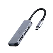 CABLEXPERT Adapter UHB-CM-CRU3P1U2P2-01 USB-C - 3xUSB/CR