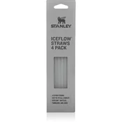 Stanley The Quencher Tumbler Straws nadomestne slamice 1180 ml Clear 4 kos