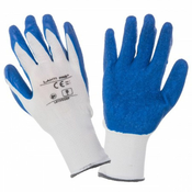 LAHTI PRO L210507W Zaščitne rokavice s poliestrsko prevleko, 7, 12 parov, CE