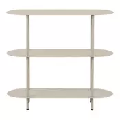 Bež kovinski regal 90x81x31 cm Rieti – House Nordic