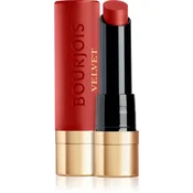 Bourjois Rouge Velvet The Lipstick dolgoobstojna šminka z mat učinkom odtenek 58 Rouge Terra 2.4 g