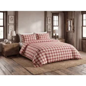 Posteljnina iz mikrovlaken TARTAN SRCE barvna Dimenzije posteljnine: 70 x 90 cm | 140 x 220 cm