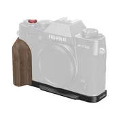 SmallRig L-Shaped Mount Plate with Wooden Handle for FUJIFILM X-T30/X-T30 II/X-T30 III (Black)