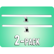 ORNO LED kopalniška svetilka nad ogledalom, 18W, 1600lm, 100CM, 4 načini montaže, barva aluminija/2-PACK! [AD-OM-6209L4]