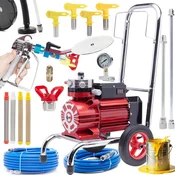 shumee Testarossa Model 990 lakirna enota + 3 šobe, 4 filtri, rezalnik, sulica, 50 cm čisti brizgalni curki, cev