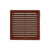 HACO Prezračevalna rešetka Ventilation grille - cover with mesh VM, 100 x 100 mm KH, brown 0308