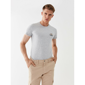 Aeronautica Militare Majica AM1UTI003 Siva Regular Fit