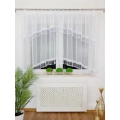 shumee Že izdelana zavesa 300x160 cm v loku, z resicami iz gipur čipke, lambrequinom, nabiralnim trakom