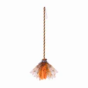 Čarovniška metla za noč čarovnic, oranžna, 120 cm