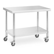 Delovna miza na kolesih - 60 x 100 cm - 155 kg nosilnosti - Royal Catering