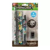 PYRAMID MINECRAFT CHIBI SKELETON ESSENTIAL 5PC pisarniški set