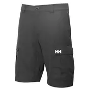 Dark grey mens outdoor shorts HELLY HANSEN HH Quick-Dry Cargo - Mens