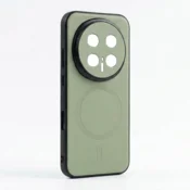 Maska Mag Case Smooth Leather za Honor Magic 8 Pro zelena