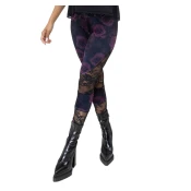 Ženske hlače (pajkice) KILLSTAR - Twilight Rose - Black/Pink - KSRA012675