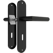 AwmnSrman Črna kljuka za notranja vrata 72 mm – 1 set