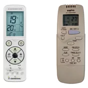 General SANYO RCS-9PS4E-G - luxurious backlit remote control