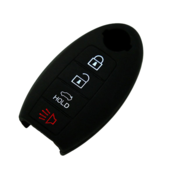 CAR 888 ACCESSORIES Silikonska navlaka za kljuceve Nissan crna