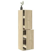 vidaXL Lekarniška omara sonoma hrast 40x41x174,5 cm inženirski les