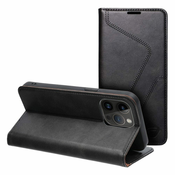 FORCELL F-PROTECT RFID Blocker preklopna futrola za iPhone 14 Pro Max crna
