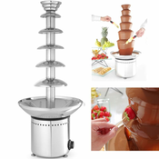 NEW Fontana za čokoladni fondi 6 nivojev jeklo 300 W - Hendi 274163