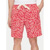 United Colors Of Benetton Kratke hlače iz tkanine 4A5MU900L Rdeča Regular Fit