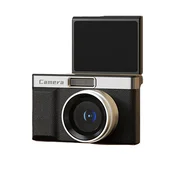 INF Retro digitalni fotoaparat z dvojno lečo, 5x optičnim zoomom in LCD zaslonom Black, (5000075429)