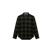 Superdry & Co Srajca greige / oliva / črna