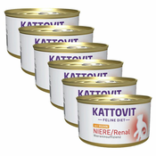 Kattovit Niere/Renal v konzervi - piščanec 6 x 85 g