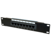 DIGITUS MREŽNI PRIKLJUČNI PANEL 10 (PATCH PANEL) UTP 8X RJ45, KAT. 5E V