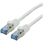 ROLINE Roline 21.15.2869 RJ45 omrežni kabel\, Patch kabel CAT 6a S/FTP 20.00 m bela\, rdeča 1 kos, (20440485)