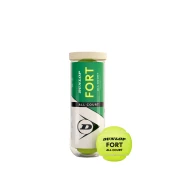 Dunlop FORT ALL COURT TS ECO 3/1, žoga za tenis, rumena 601605