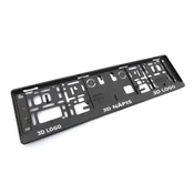 License plate frames for Nissan (3D logo, 2 pcs)