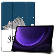 GS Ovitek za Samsung Galaxy Tab S10 Lite/S10 FE/S9 FE, z zavihkom, speča mačka