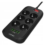 LDNIO RAZDELILNIK 6 VTIČNIC + 4x USB PODALJŠEK
