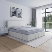 Bessagi Home Oblazinjena Postelja Mila, 180x200, Bela