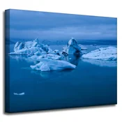 shumee Platno Narava Islandija ledena gora 50x40