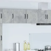 vidaXL Stenska kuhinjska omarica 2 pcs Betonsko siva 40 x 31 x 40 cm