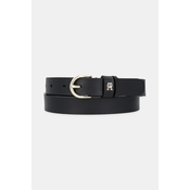 TOMMY HILFIGER Pas Essential Effortless  črna