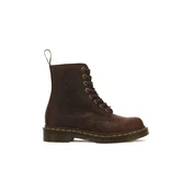 Dr. Martens gležnjarji z vezalkami ženski usnjeni 1460 Pascal Emboss Floral