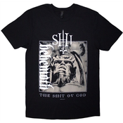 Behemoth Majica The Shit Ov God Vertical Logo Cover Unisex Black M