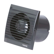 TEXO Ventilator za kupatilo ELITE fi100 Black